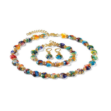 Petra Waszak: Juego de joyas "Mille Fiori"