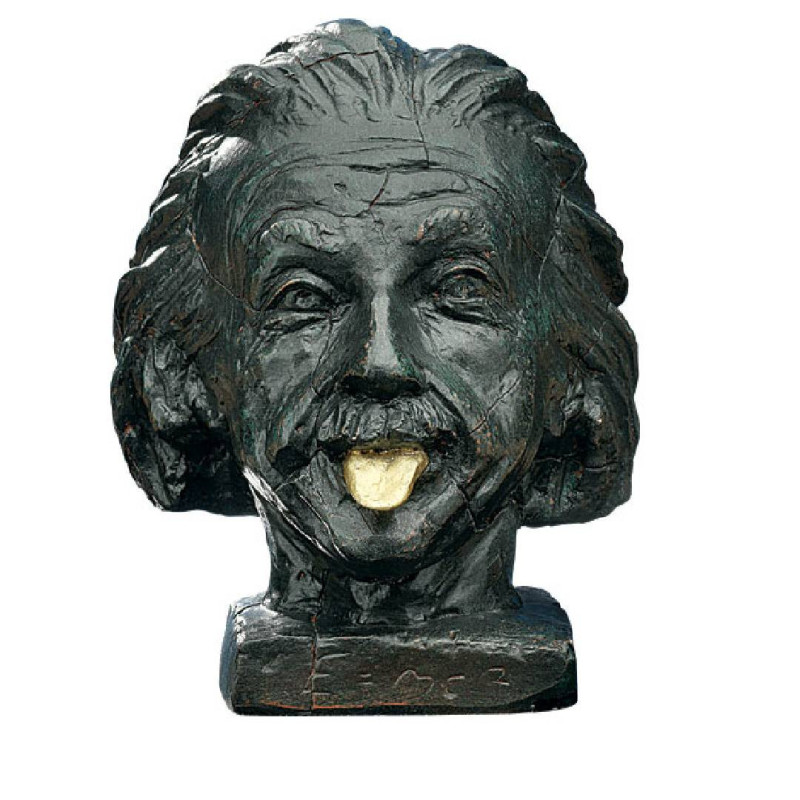 J. Nemecek: "La cabeza de Einstein con lengua de oro"